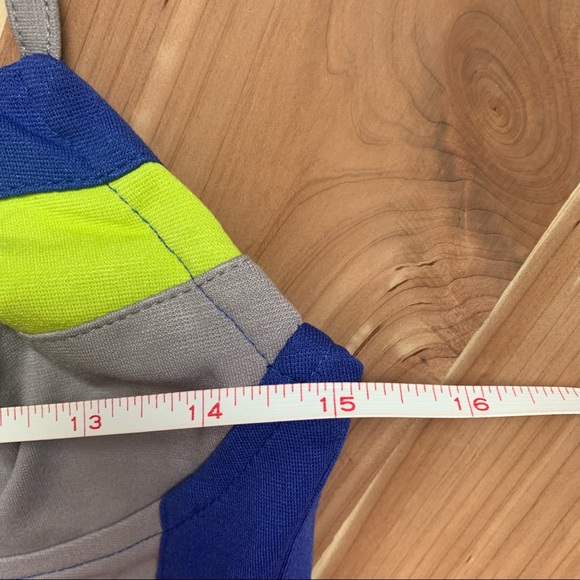 Neon Color Block Crop Tank - Picture 4 of 6